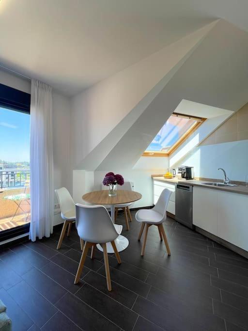 Apto Solpor, Terraza Y Parking Cambados Kültér fotó