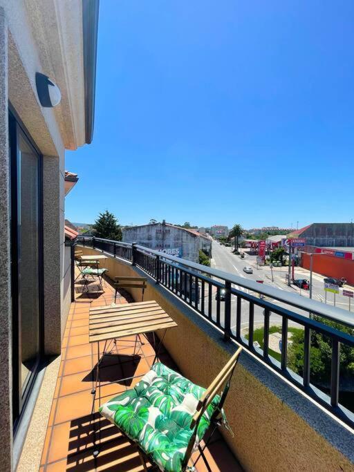 Apto Solpor, Terraza Y Parking Cambados Kültér fotó
