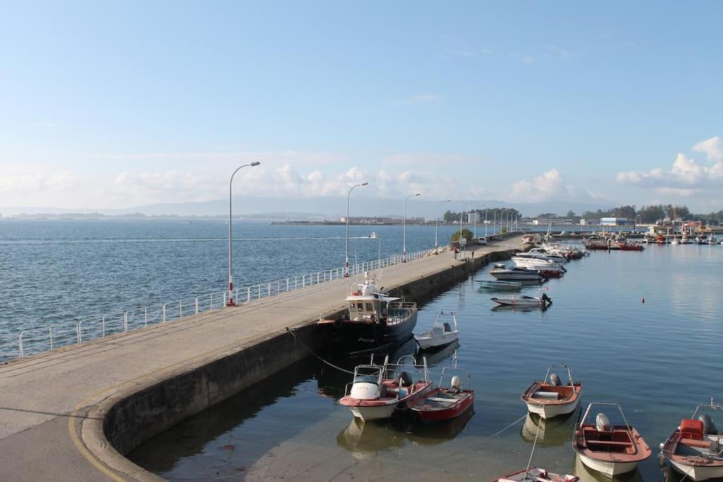 Apto Solpor, Terraza Y Parking Cambados Kültér fotó
