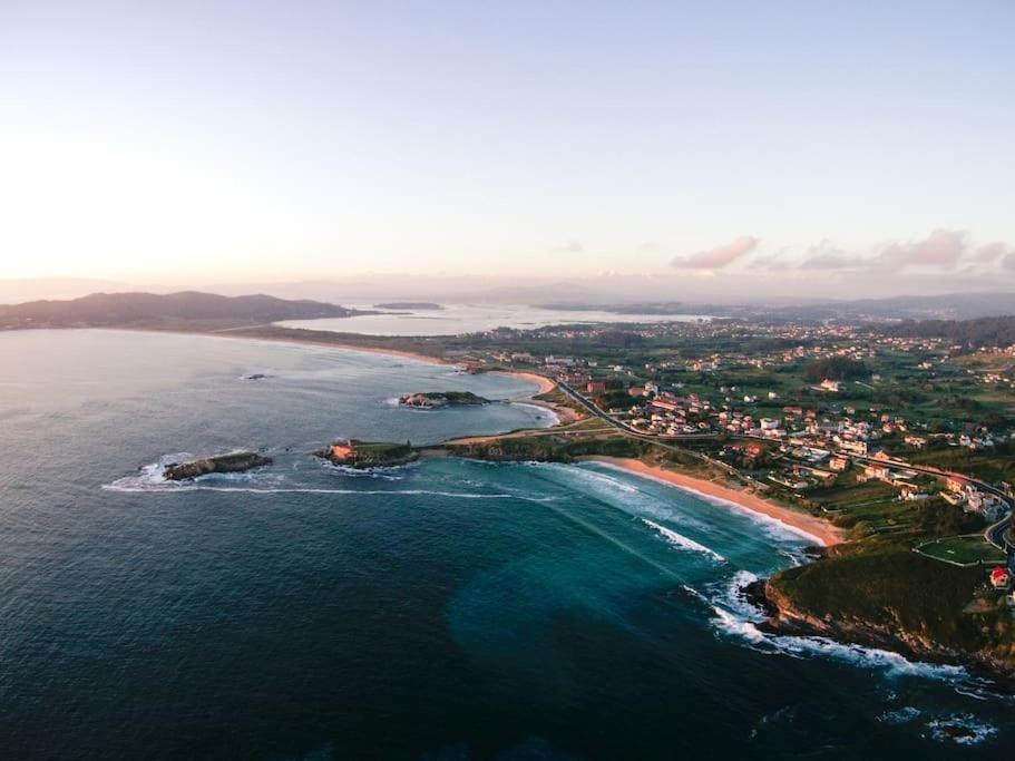 Apto Solpor, Terraza Y Parking Cambados Kültér fotó